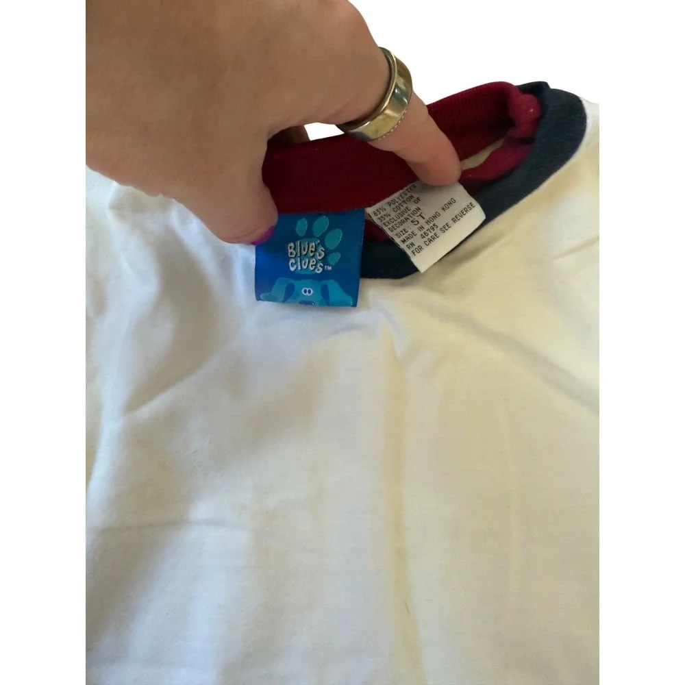 Vintage Blue's Clues Corduroy‎ Overalls Set Toddler Size 4 Nickelodeon Y2K